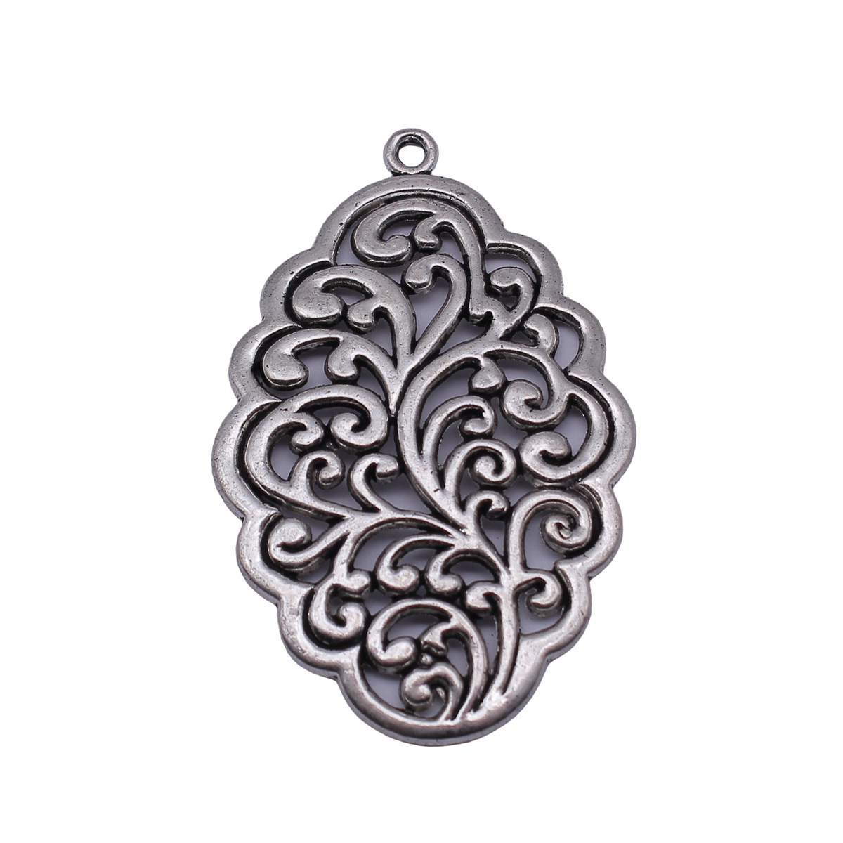 Vintage Fashion Guild - Boho Ethnic Mandala Pendant Flower Of