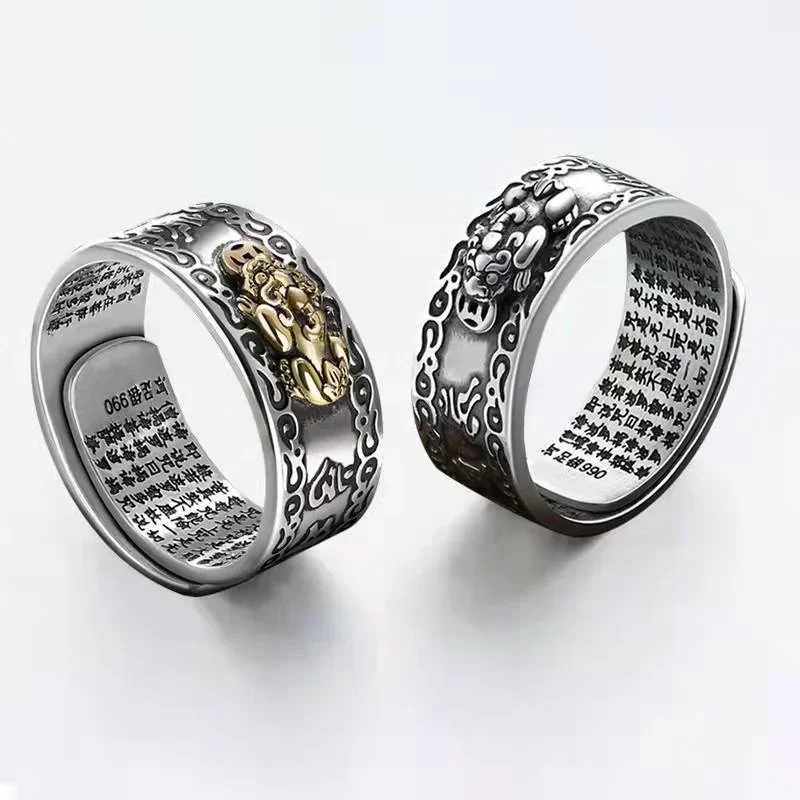 Vintage Fashion Meaning - Vintage Statement Ring for Men's Feng