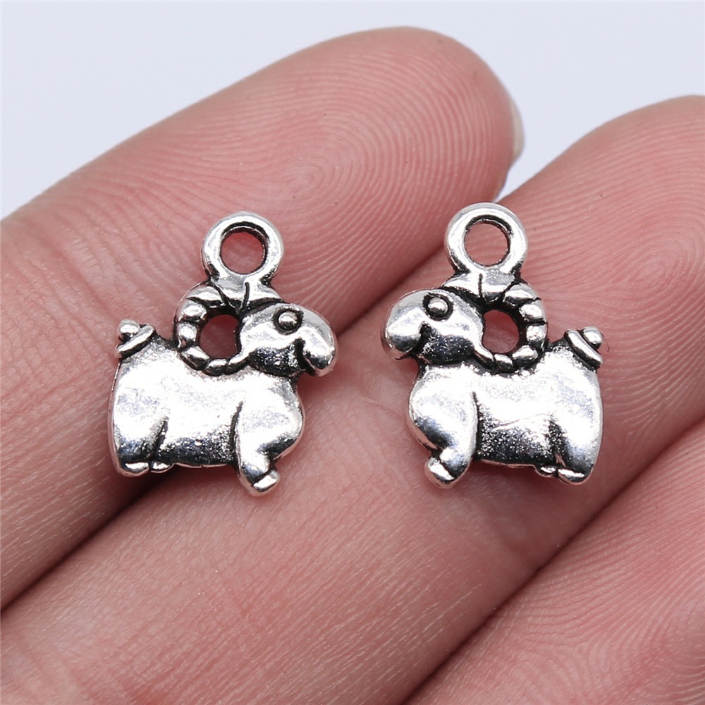 Vintage Fashion Tumblr - 10pcs 11x14mm Antique Silver Color Sheep