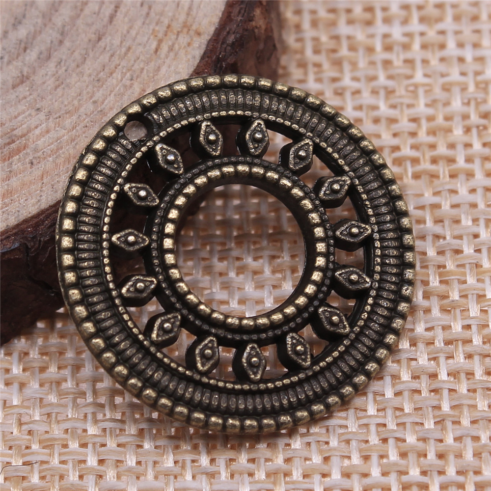 Vintage Urban Fashion - 10pcs 26x26mm(1.02x1.02inch) 2 Colors Antique Bronze