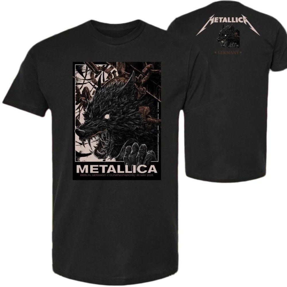 Vintage Fashion Berlin - Metallica M72 Berlin Olympiastadion Rock Merch