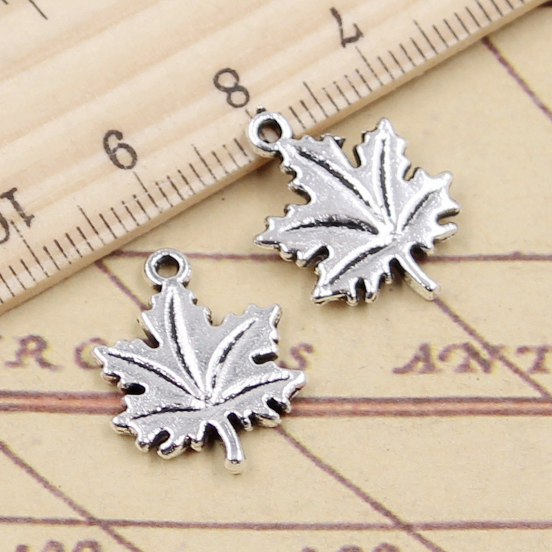 Vintage Fashion Canada - 20pcs Charms Canada Maple Leaf 20x15mm