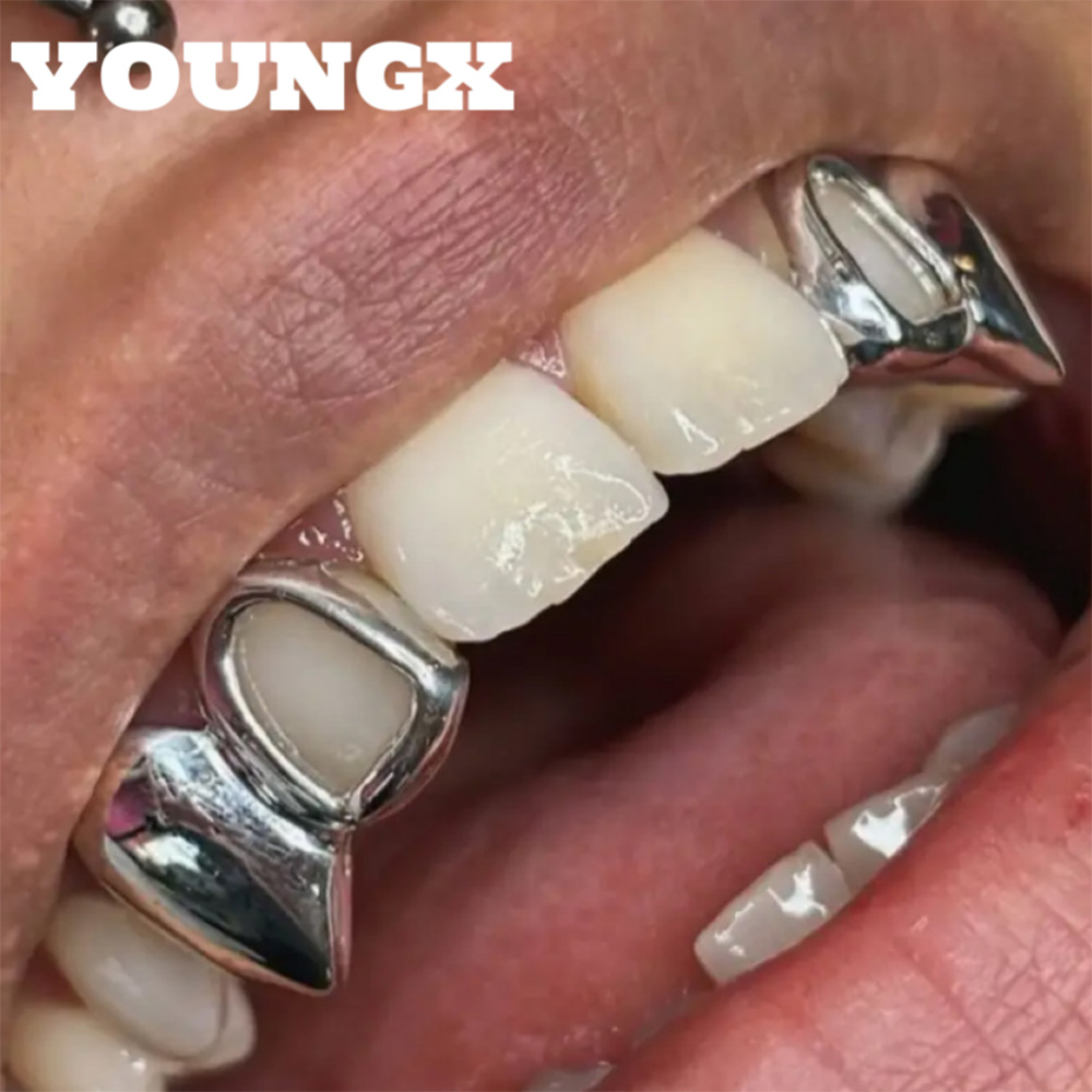 Vintage Fashion Guild - YOUNGX Hip Hop Double Hollow Glossy