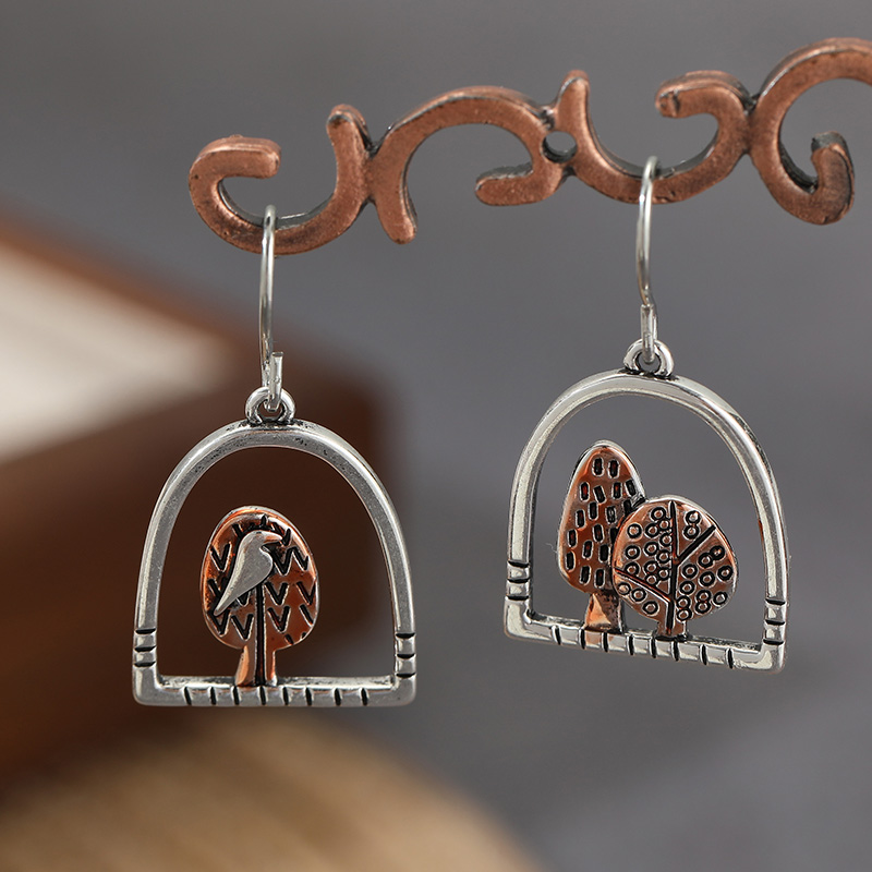 Vintage Fashion Ideas - Creative Cute Tree Shaped Pendant Earrings