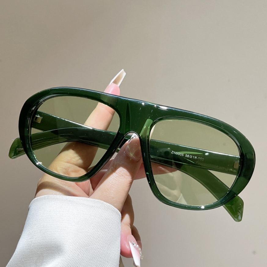 Vintage Fashion Streetwear - New Oversized Pilot Sunglasses Women Men