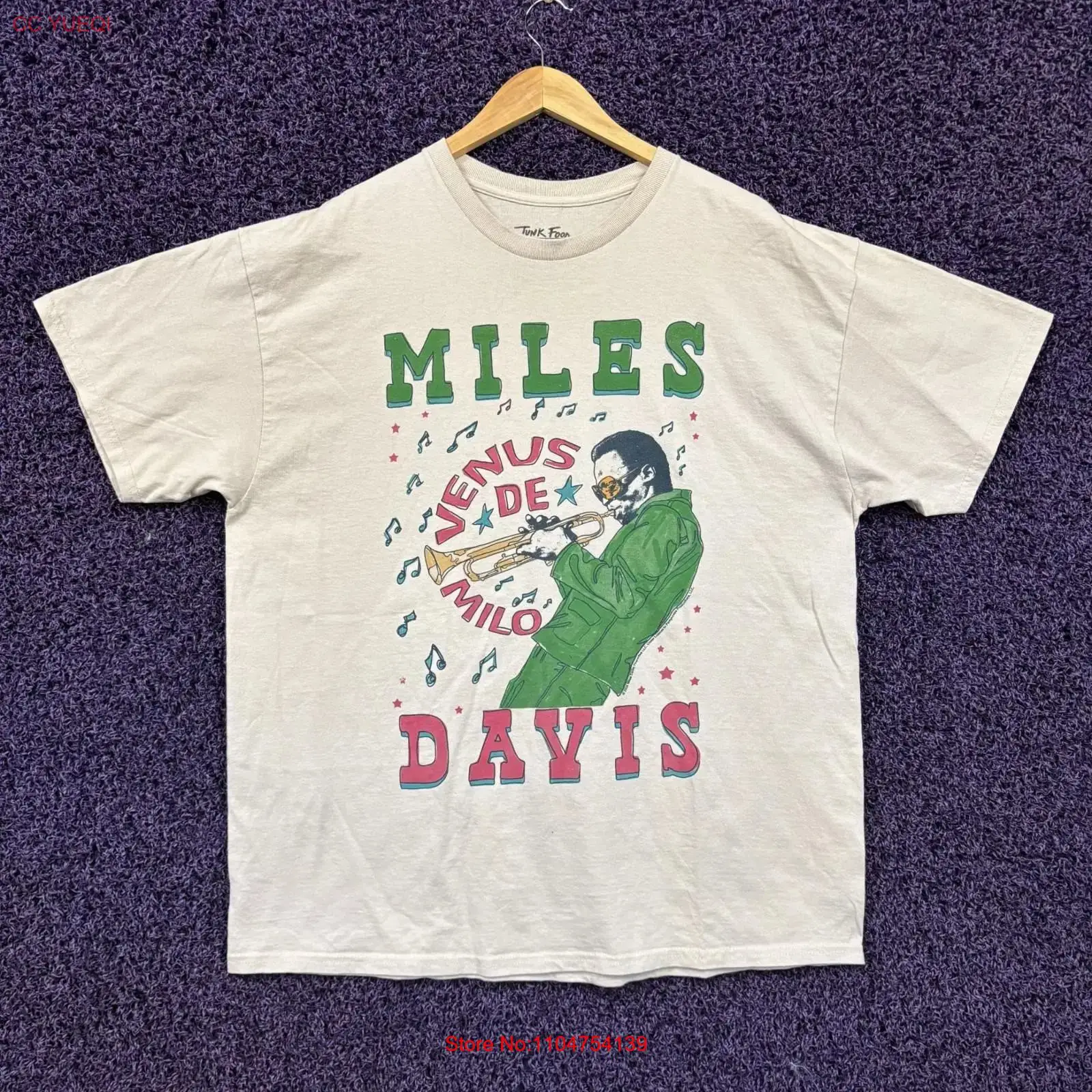 Miles Davis Venus De Milo T Sh - огляд і ціна Vintage Fashion De