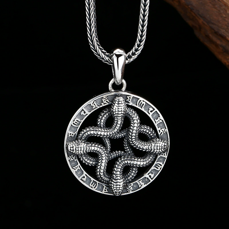 925 sterling silver pendant wi - огляд і ціна Vintage Fashion In Chinese