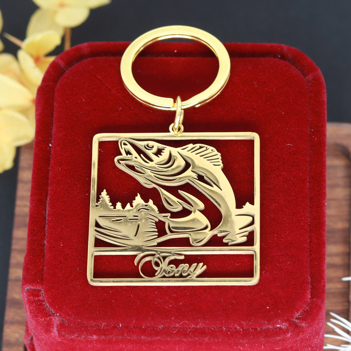 Custom Name Fish Keychain Pers - огляд і ціна Vintage Fashion Names