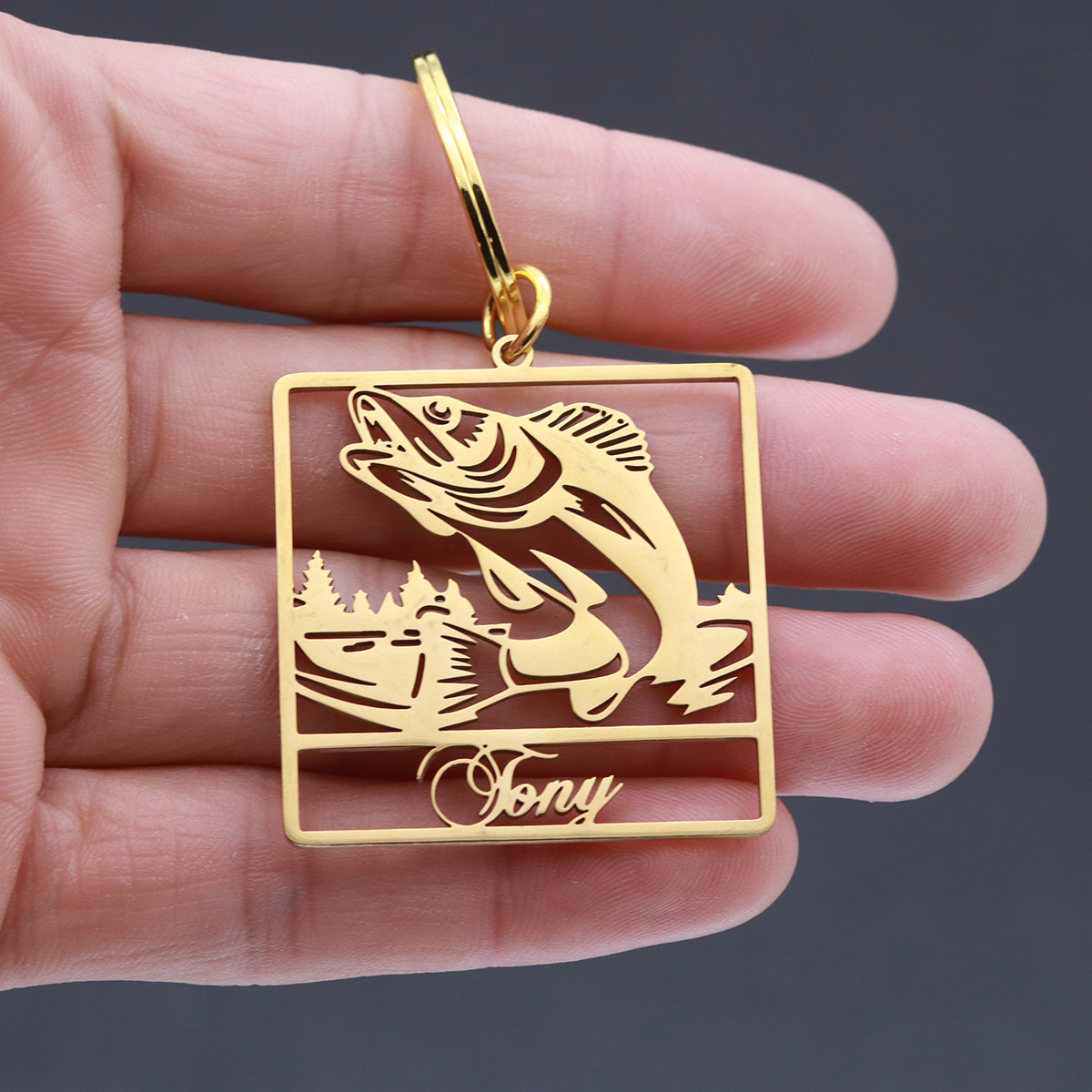 Custom Name Fish Keychain Pers - огляд і ціна Vintage Fashion Names