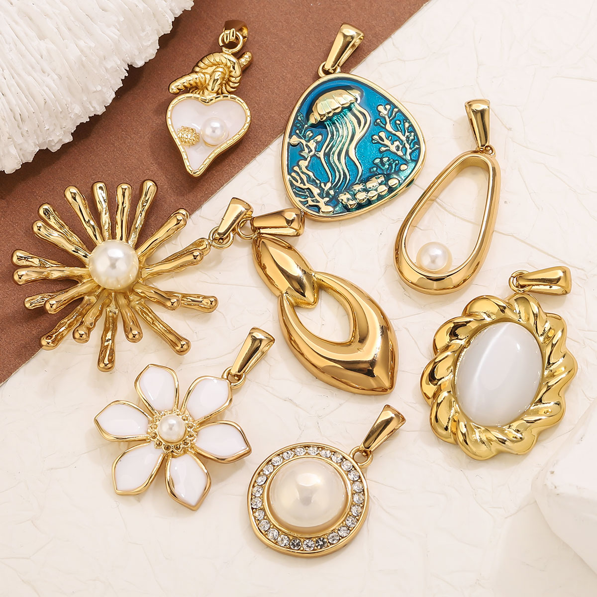 1Pcs 18K Gold Plated Stainless - огляд і ціна Vintage Urban Fashion