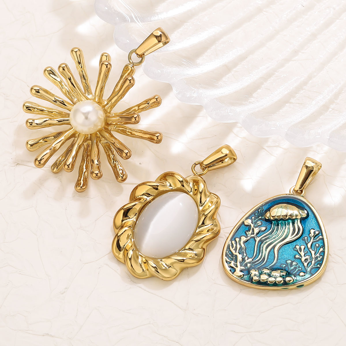 1Pcs 18K Gold Plated Stainless - огляд і ціна Vintage Urban Fashion