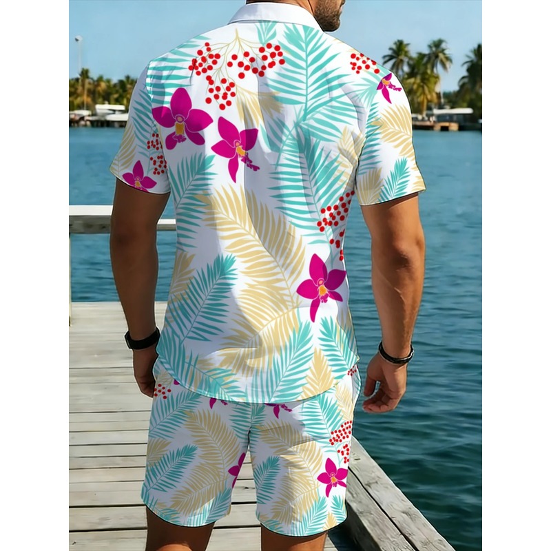 Men's Tropical Floral Print Sh - огляд і ціна Printed Floral Shirt