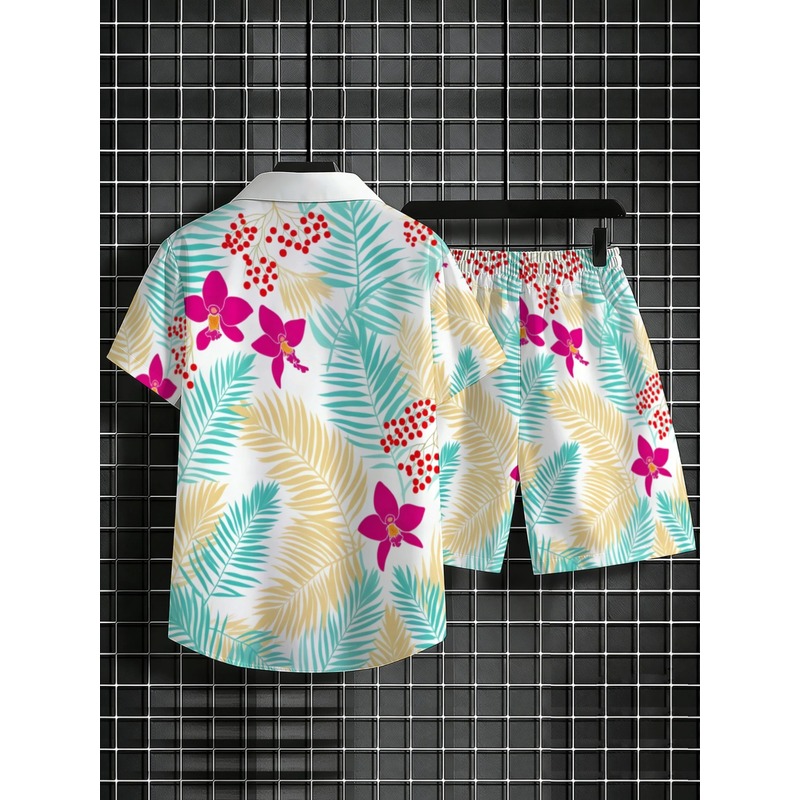 Men's Tropical Floral Print Sh - огляд і ціна Printed Floral Shirt