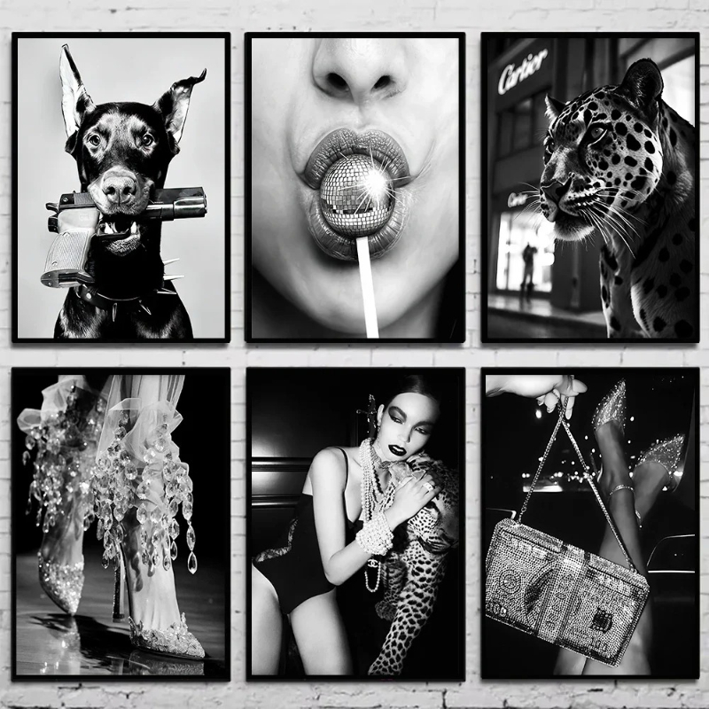 Black and White Fashion Vintag - огляд і ціна Vintage Fashion Art