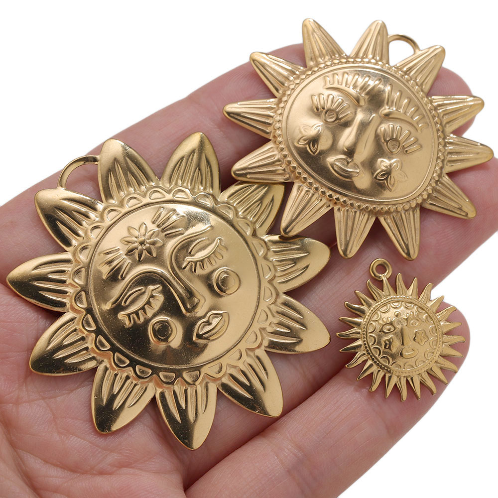 5pcs PVD Gold Charms Stainless - огляд і ціна Vintage Urban Fashion