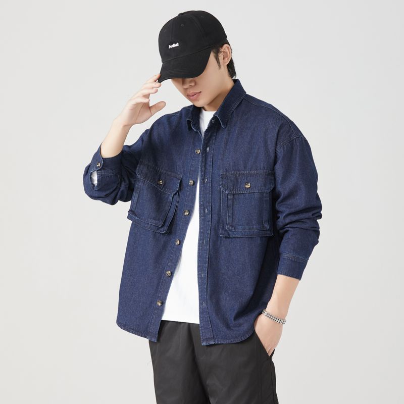 Pure Cotton Tooling Shirts Men - огляд і ціна Vintage Fashion Streetwear