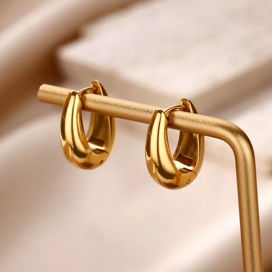 Vintage Small Oval Hoop Earrin - огляд і ціна Vintage Fashion Ideas