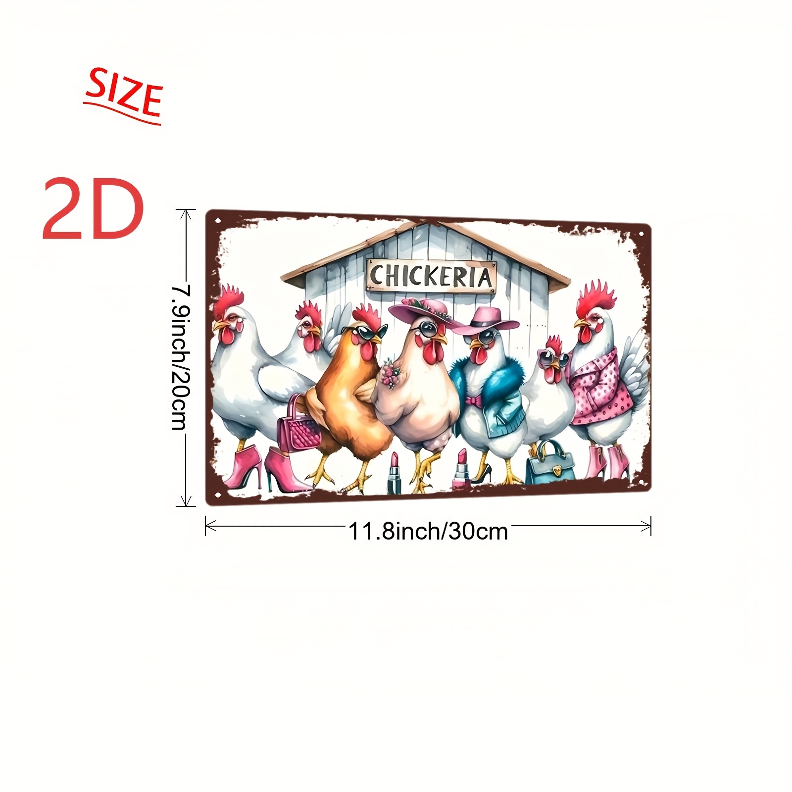 1pc Vintage Iron Metal Wall Ar - огляд і ціна Vintage Fashion Art