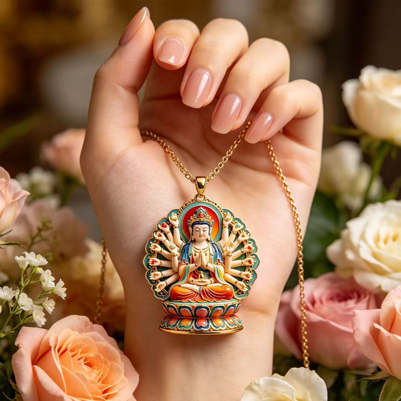 3D Relief Thousand-Hand Guanyi - огляд і ціна Vintage Fashion Meaning