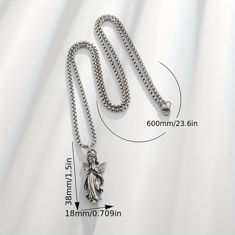 Guardian Angel Amulet Necklace - огляд і ціна Vintage Fashion Meaning