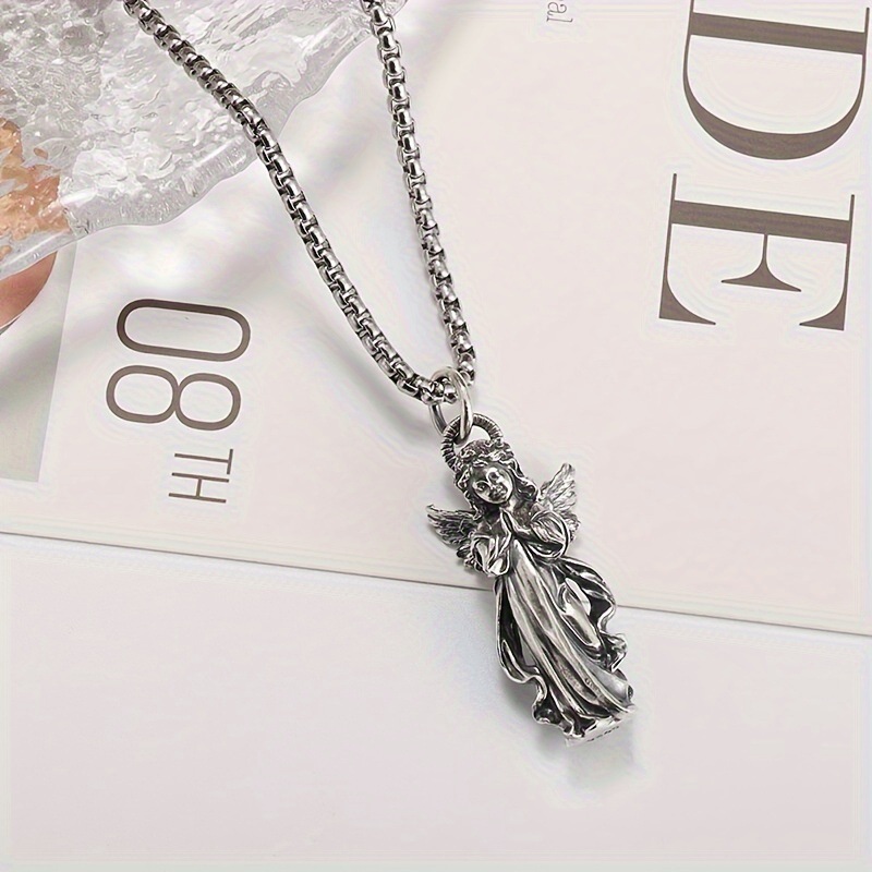 Guardian Angel Amulet Necklace - огляд і ціна Vintage Fashion Meaning