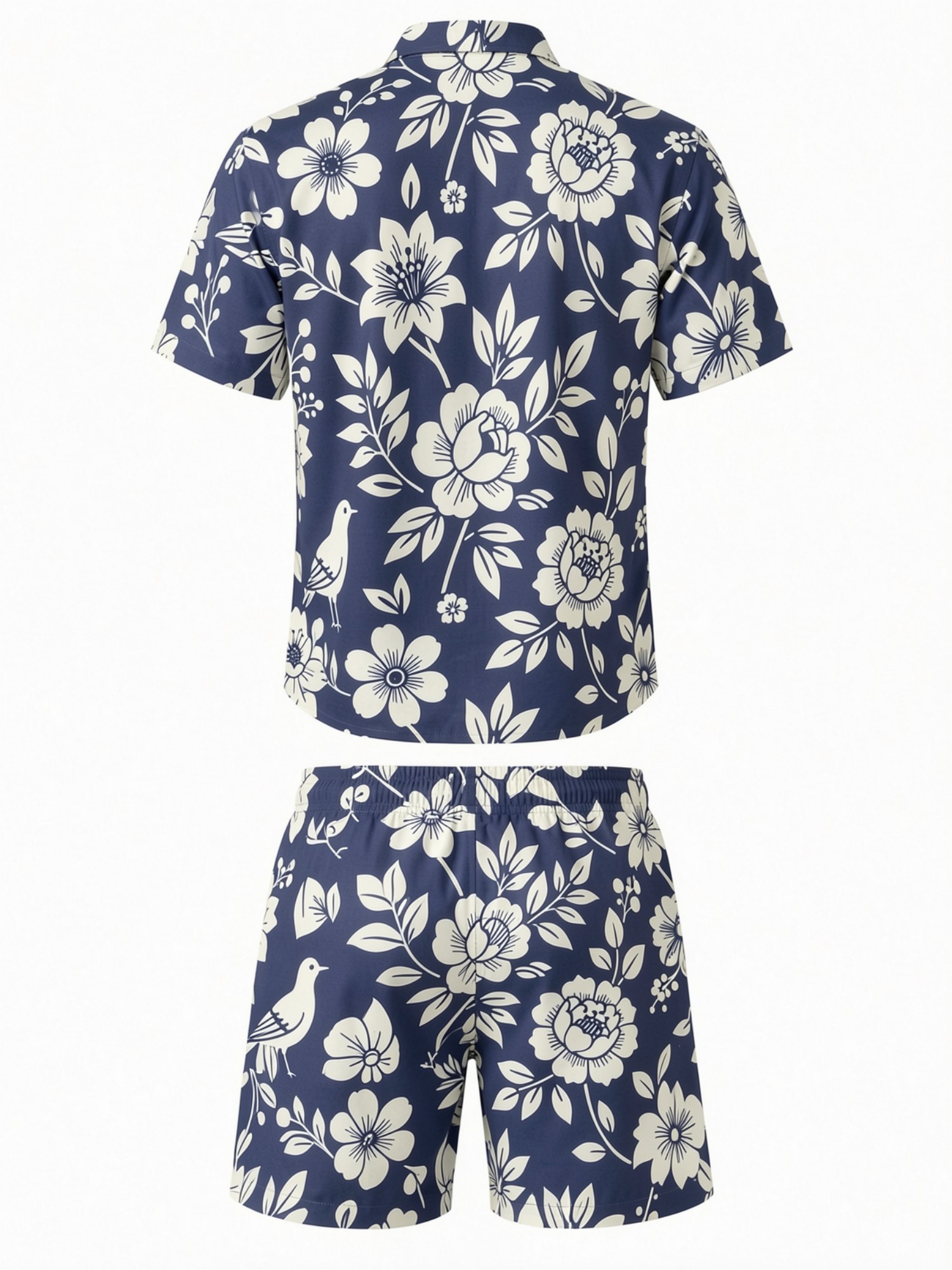 Mens Floral Short Sleeve Shirt - огляд і ціна Printed Floral Shirt