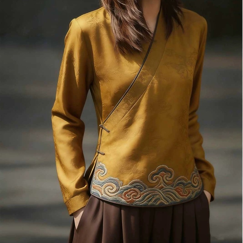 Chinese Style Women's Blouses  - огляд і ціна Vintage Fashion In Chinese