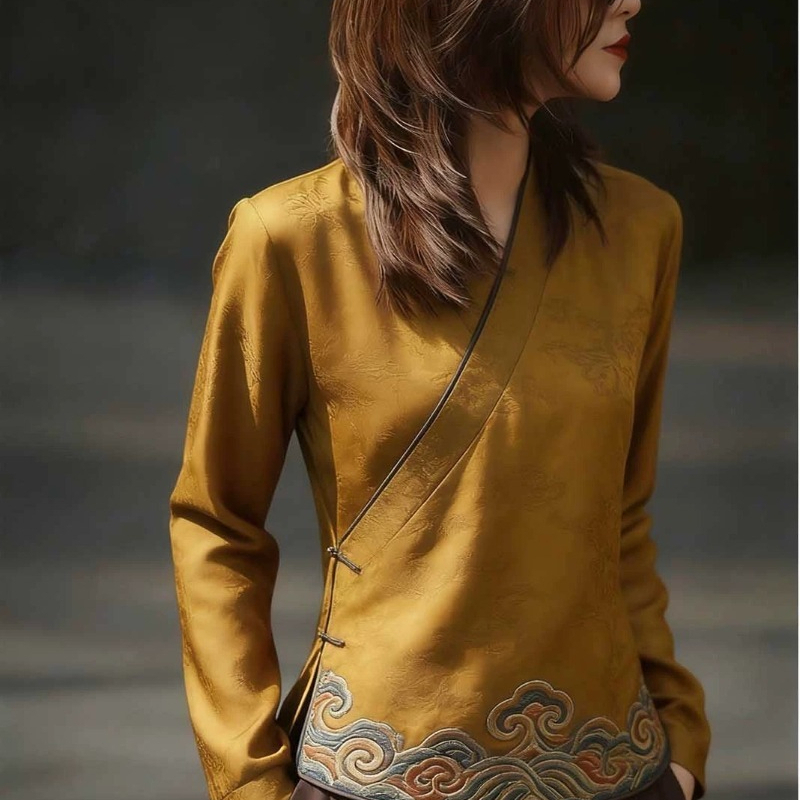Chinese Style Women's Blouses  - огляд і ціна Vintage Fashion In Chinese