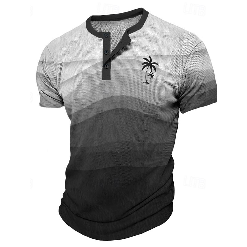 Men's T-Shirt Funny 3D Coconut - огляд і ціна Printed Floral Shirt