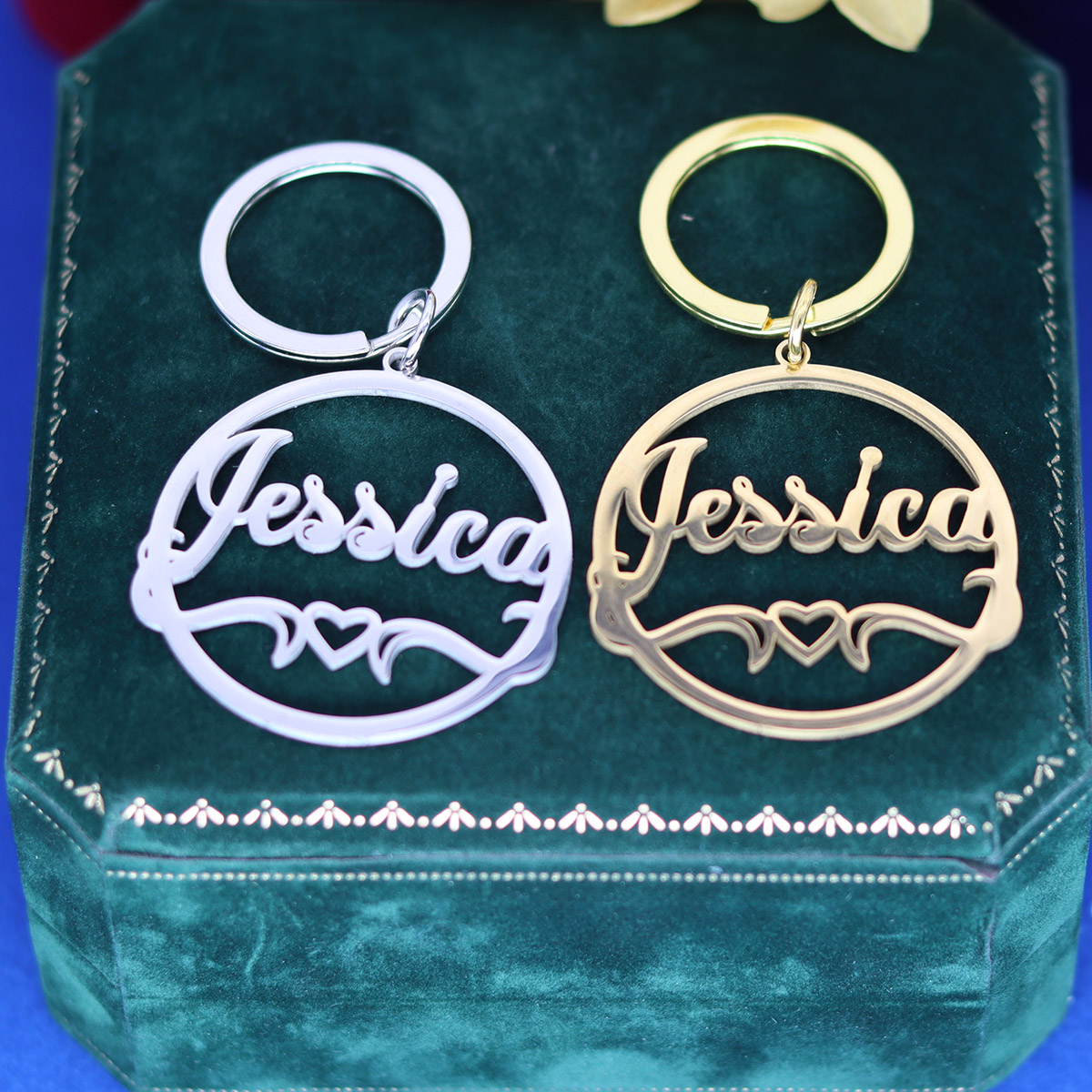 Love Heart Custom Name Keychai - огляд і ціна Vintage Fashion Names