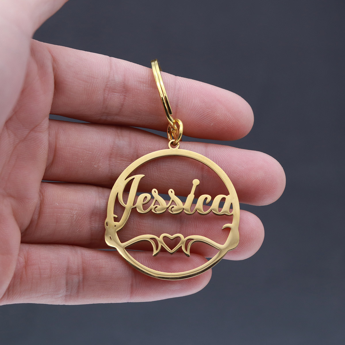 Love Heart Custom Name Keychai - огляд і ціна Vintage Fashion Names