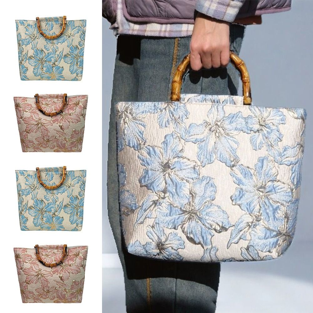 Bamboo Handle Hanfu Tote Bag V - огляд і ціна Vintage Fashion In Chinese