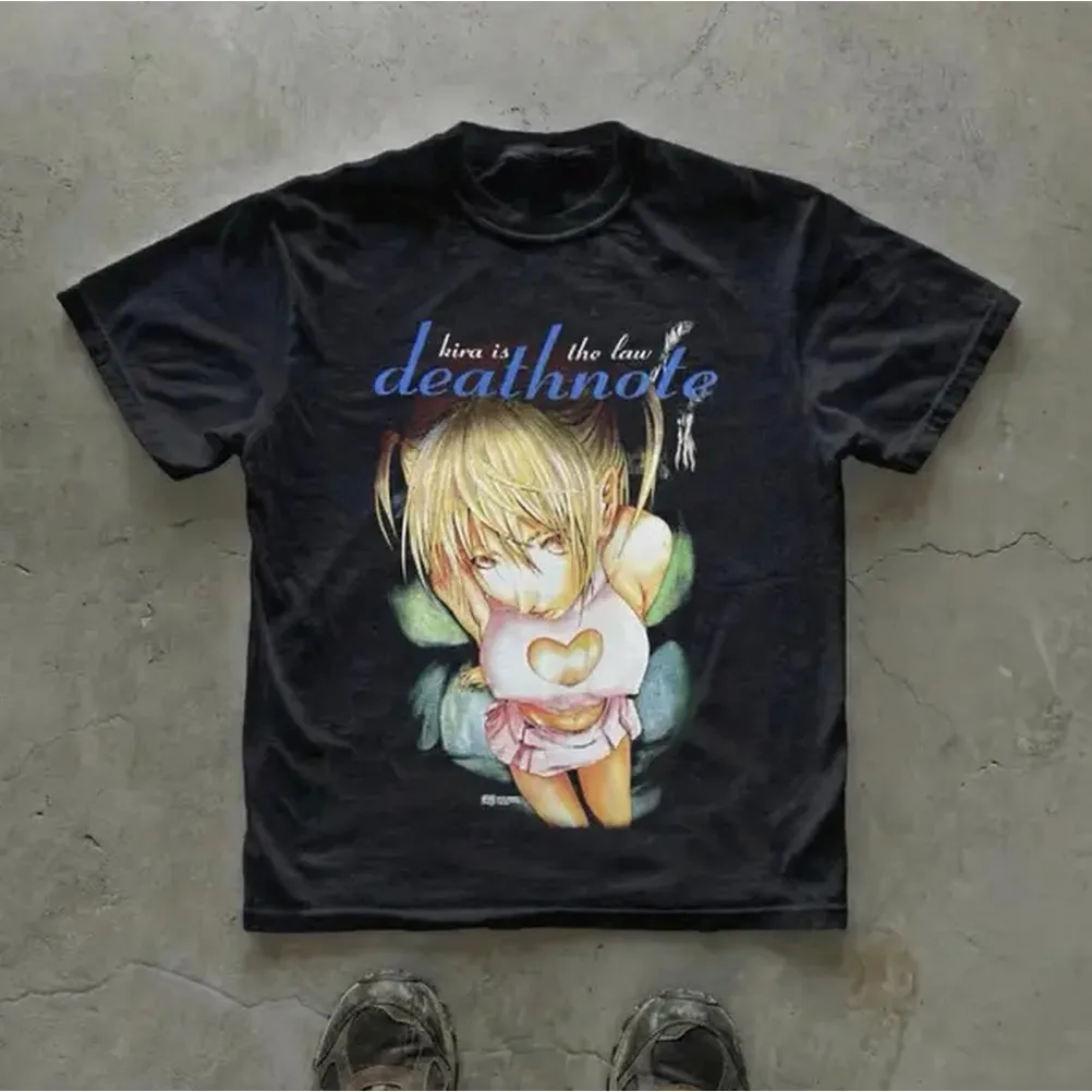 Misa Is The Law T-Shirt, Death - огляд і ціна Vintage Fashion Ai