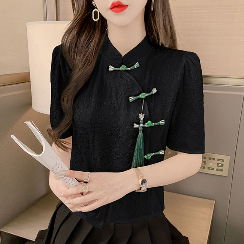 Vintage Blouses Women Fashion  - огляд і ціна Vintage Fashion In Chinese