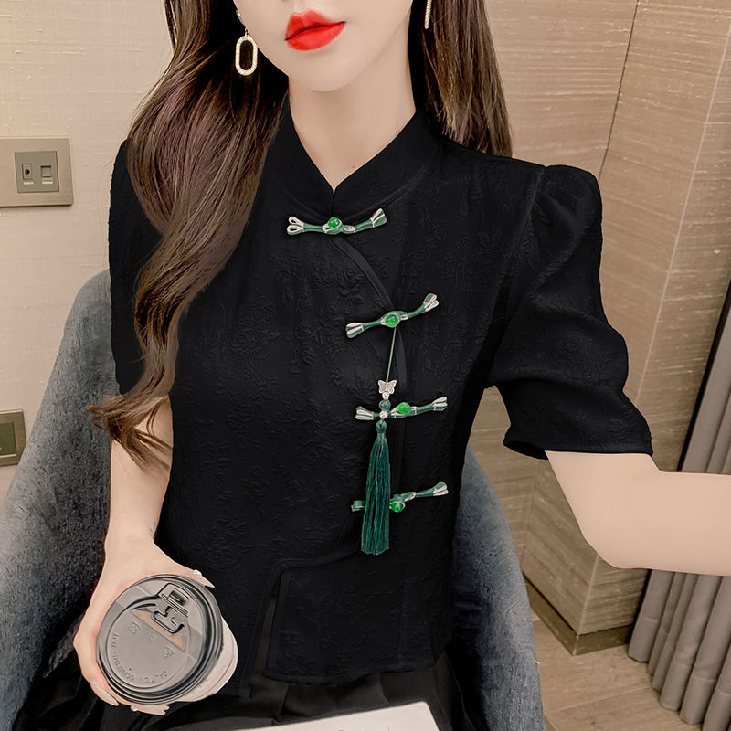 Vintage Blouses Women Fashion  - огляд і ціна Vintage Fashion In Chinese
