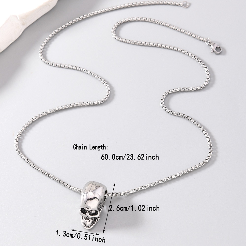 Vintage Alloy Skull Necklace G - огляд і ціна Vintage Fashion Ideas