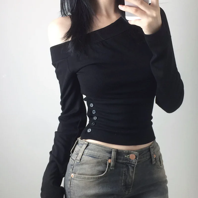 Y2K Vintage Pleated Button T-S - огляд і ціна Vintage Y2K