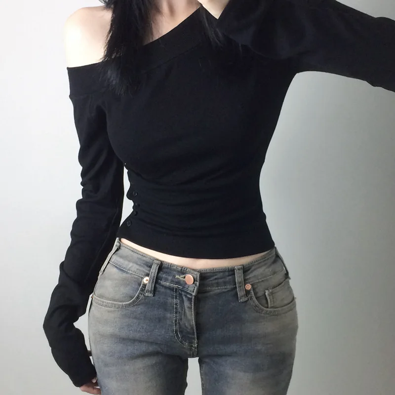 Y2K Vintage Pleated Button T-S - огляд і ціна Vintage Y2K
