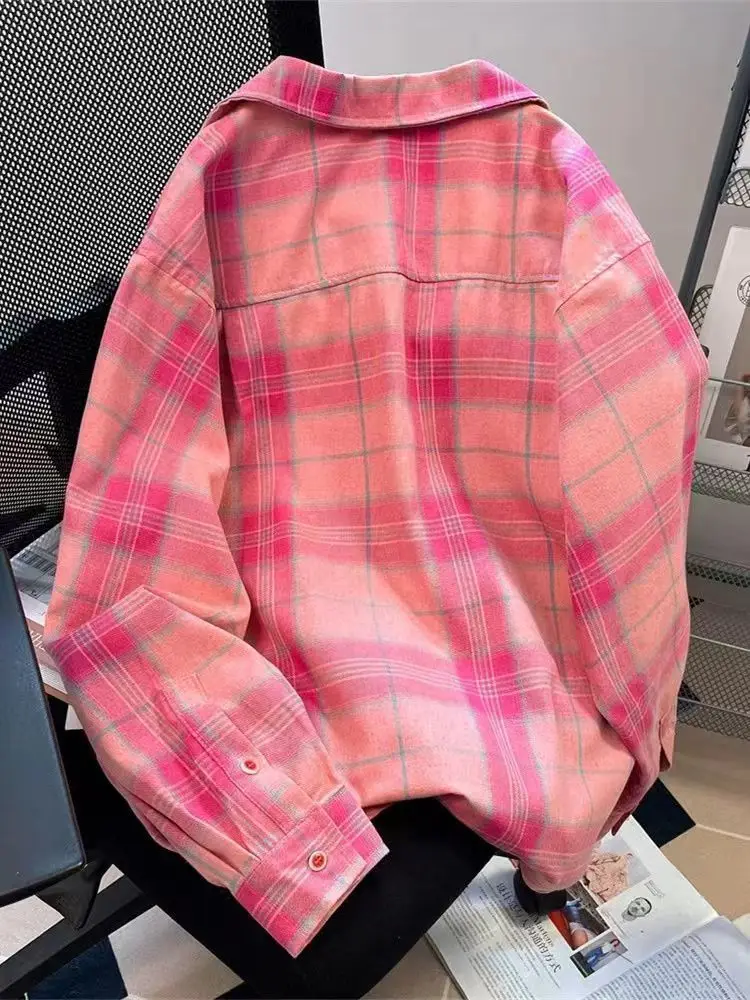 Y2k American Vintage Pink Plai - огляд і ціна Vintage Fashion De