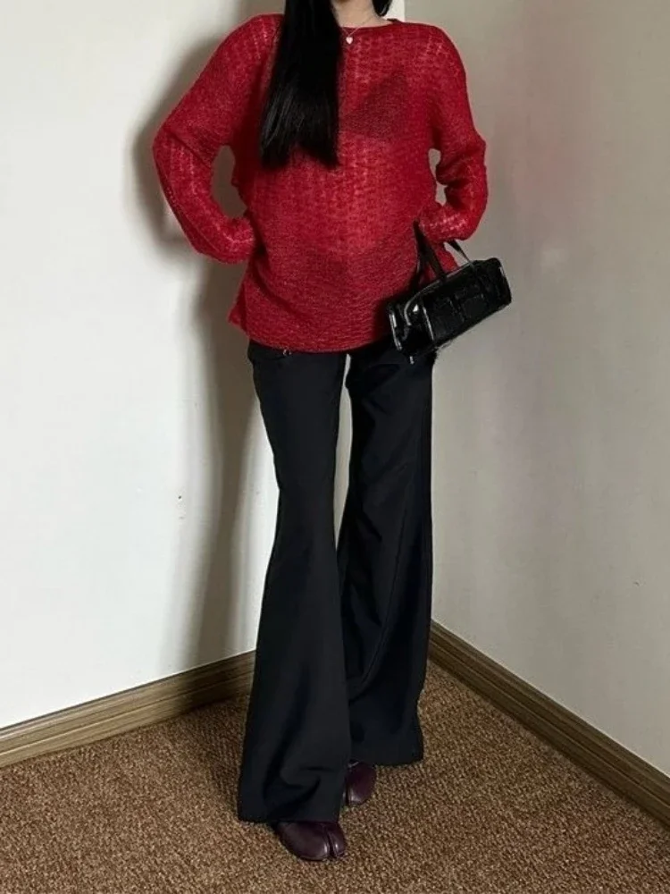 Y2K See-Through Knitted Women' - огляд і ціна Vintage Y2K